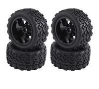 JYYTERD Neumáticos Coche RC para Traxxas para Rustler 2Wd para VXL para Redcat 1/10 RC Car Upgrade Part Truck 4X4 Wheels and Tires 12mm Hex