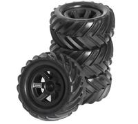JYYTERD Neumáticos Coche RC para Trxs para E-Revo para MJX para 16207 para SCY para HBX 1/16 RC Piezas De Coche 90 Mm para Monster Truck para Buggy Neumáticos Rueda Hexagonal 12