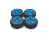 JYYTERD Neumáticos Coche RC para Wltoys A959 A979 144001 124019 RC Piezas De Actualización Coche Neumático Rueda Metal 76Mm con Adaptador Tuerca Hexagonal