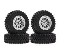 JYYTERD Neumáticos Coche RC para WPL para MN B1 B16 B36 B14 B24 C14 C24 C34 D90 para MN99S MN45 1/16 RC 70mm Neumáticos Rueda Coches Pieza De Actualización(White)