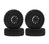 JYYTERD Neumáticos RC Compatible con MN D90 para MN98 para MN99S para MN82 para WPL C14 C24 C34 B14 B24 RC Piezas De Actualización De Coche Accesorios Rueda De Neumáticos De 70mm(Black)