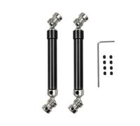 JYYTERD Piezas de Coche RC para Axial para SCX10 II 90046 D90 TF2 1/10 RC Crawler Car Upgrades Piezas 112-152mm Eje De Transmisión CVD Accesorios(Black)