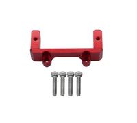 JYYTERD Piezas de Coche RC para FMS para FCX24 1/24 RC Crawler Car Soporte De Servo Metal Piezas Actualización Cat Accesorios Modificados Repuesto para Coche DIY(Red)