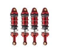 JYYTERD Piezas de Coche RC para MJX para Hyper para Go 1/14 14301 14302 RC Car Upgrade Parts Amortiguadores Hidráulicos Delanteros Y Traseros De Metal Orificio A 60MM(Red)