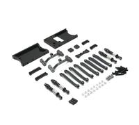 JYYTERD Piezas de Coche RC para MN D90 D91 D96 MN98 MN99S 1/12 RC Car Repuestos Barras De Acoplamiento Fijas Metal, Caja Dirección, Cabina, Viga Trasera, Etc. Kits Actualización(Black)