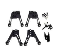 JYYTERD Piezas de Coche RC para SCX10 II 90046 90047 1/10 RC Crawler Piezas De Actualización RC Car CNC Aleación Aluminio Montaje Choque Amortiguador Torres Accesorios(Black)