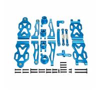 JYYTERD Piezas de Coche RC para SCY para 1/16 16101 16102 16103 16104 16106 16201 RC Coche Suspensión Brazo Rueda para Asiento Dirección Taza Conjunto Actualización Piezas De Metal Accesorios(Blue)