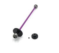 JYYTERD Piezas de Coche RC para Wltoys 144010 144001 144002 1/14 RC Car Parts Metal Upgrade 27T Motor Gear Central Drive Shaft Assembly Replacement DIY(Purple)