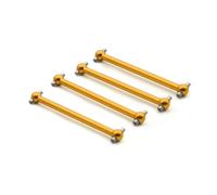 JYYTERD Piezas de Coche RC para WLtoys A979 A949 A959 A969 K929 para Himoto E18 para Spino para HSP 1:18 RC Car 4 Piezas F/R Metal Dogbone A959-07 Parts Upgrade(Yellow)