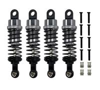 JYYTERD Piezas de Coche RC para Wltoys para A959 A959-B A949 A969 A979 K929 1/18 RC Coche Metal Aceite Amortiguador Actualizaciones Piezas Accesorios(Grey)