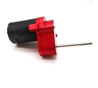 JYYTERD Piezas de Coche RC para WPL para D12 D42 1/10 Caja De Cambios Transmisión Metal con Motor 370 RC Piezas Actualización Coche Accesorios Modificados Repuesto DIY(Red)