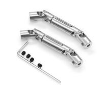 JYYTERD Piezas para Coches RC para WPL C24 C34 C14 C44 B1 B14 B24 B16 B36 D12 1/16 para MN D90 MN99S 1/12 Eje De Transmisión Metal Mejorado Piezas Camión RC Accesorios(Silver)