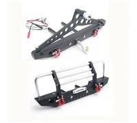 JYYTERD RC Car Bumper para Axial para SCX10 II III para Traxxas para TRX4 Gen8 Juego De Parachoques Delantero Y Trasero Aluminio para Coche RC Crawler 1/10, Piezas Mejoradas