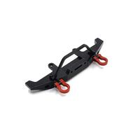 JYYTERD RC Car Bumper para WPL C14 C24 1/16, Accesorios para Coche De Control Remoto, Mejora Metal, Parachoques Delantero, Piezas RC(Black)