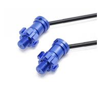 JYYTERD RC Eje transmisión Coche Compatible con Traxxas para X-Maxx 6S 8S 1/5 RC Monster Truck Car Upgrades Piezas Accesorios Eje De Transmisión Delantero Y Trasero De Metal CVD(Blue,2pcs)