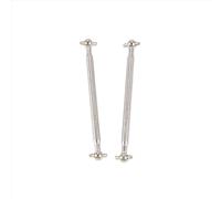 JYYTERD RC Eje transmisión Coche Compatible con Xinlehong para Hosim Q901 Q902 Q903 9130 9136 9137 1/16 RC Car Parts 2Pcs Metal Dogbone Drive Shaft QWJ03