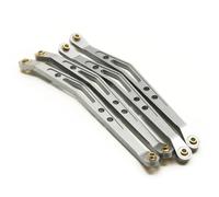 JYYTERD Varilla de Tracción para Axial para Wraith 90018 1/10 Coche Trepador Control Remoto Varilla De Enlace Aleación Aluminio Brazo Inferior Suspensión del Chasis(Silver,Upper Links)