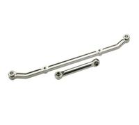 JYYTERD Varilla de Tracción para Axial SCX10 1/10 RC Rock Crawler Accesorios De Actualización Coche Varilla Enlace Dirección Metal Brazo(Silver)