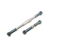 JYYTERD Varilla de Tracción para WPL C14 B1 B14 B16 B24 B26 1/16 RC Car Crawler Part 2 Uds, Varillaje De Dirección Aleación, Servoenlace, Varilla Tracción, Juego Varillas(Gray)