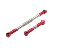 JYYTERD Varilla de Tracción para WPL C14 B1 B14 B16 B24 B26 1/16 RC Car Crawler Part 2 Uds, Varillaje De Dirección Aleación, Servoenlace, Varilla Tracción, Juego Varillas(Red)