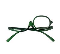 JZ 2 lentes de maquillaje con lente giratoria, lentes de lectura de alta definición para mujer, elegantes y funcionales para maquillaje, manualidades y trabajos de primer plano, verde, 2.5