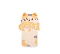 JZ Almohadilla de rascaciones de Gato autoadhesiva - Protector de Garra de Fieltro Duradero con Juguete de Gato, Almohadillas de rascaciones Protectoras de Muebles para sofá, Puerta-Greedy Cat