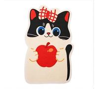 JZ Almohadilla de rascaciones de Gato autoadhesiva - Protector de Garra de Fieltro Duradero con Juguete de Gato, Almohadillas de rascaciones Protectoras de Muebles para sofá, Puerta-Apple Cat