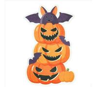 JZ Almohadilla de rascaciones de Gato autoadhesiva - Protector de Garra de Fieltro Duradero con Juguete de Gato, Almohadillas de rascaciones Protectoras de Muebles para sofá, Puerta-Christmas Pumpkin