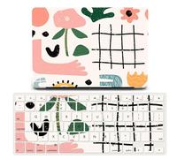 JZ Art Graffiti Casos para MacBook Pro 14 Inch with M1 Pro MAX A2992/ M2 Pro MAX A2918/ M3 Pro MAX A2992/A2918/ M4 Pro MAX A3112/A3401 Hard Shell Case con Tapa de Teclado Set - D