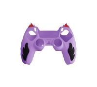JZ Fire Carcasa del Controlador ps5 Antideslizante, Protector de la Carcasa de Caucho Blando Adecuado para ps5, Tapa del Controlador ps5 de Silicona, Hueco de Agarre del Pulgar, Lavable -Purple