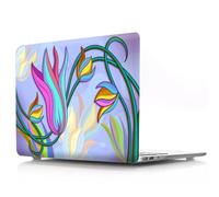 JZ Flower Series Hard Shell Caso Cover para MacBook Pro 16 Inch Caso M4 M3 M2 M1 A3403 A3186 A2991 A2780 A2485,Almohadillas Antideslizantes, Estuche Protector Ultra Delgado y Ligero - Morning Glory
