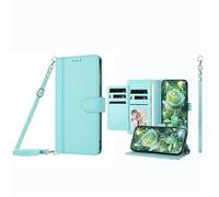 JZ Funda para Poco X4 GT 5G/Note 12T Pro/K50i/11T Pro Plus Funda tipo cartera con 9 ranuras para tarjetas y ventana para fotos, funda de cuero de primera calidad con tapa y monedero cruzado para