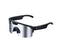 JZ Gafas inteligentes con IA con cámara, gafas de sol de video POV HD 1200P, asistente de voz ChatGPT y reconocimiento de objetos IA, gafas de sol deportivas polarizadas para ciclismo, pesca, al aire