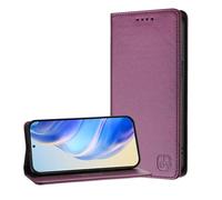 JZ Premium PU Cuero Flip Cover Cartera Caso para Google Pixel 7 Case, Bloqueo RFID con Ranuras para Tarjetas Ocultas y Fuerte protección de Cierre magnético - Purple