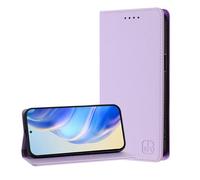 JZ Premium PU Cuero Flip Cover Cartera Caso para T-Mobile T Phone Pro Case,Bloqueo RFID con Ranuras para Tarjetas Ocultas y Fuerte protección de Cierre magnético - Violet