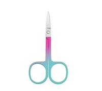 JZ Scissors 1PC Stainless Steel Small Nail Tools Eyebrow Nose Hair Scissors Cut Manicure Trimming Tweezer Makeup Beauty Tool (Color : Light Pink) (Two)