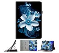 JZ Shockproof Crystal Painted Flip Cover para Samsung Galaxy Tab S5e 10.5 Inch Caso de Cartera de Cuero PU con Soporte de lápiz & Stand - Orchid