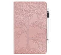 JZ [Tree of Life Funda Compatible with Samsung Galaxy Tab A 10.1 Inch SM-T510/T515 Tablet PC Flip Cover - Pink