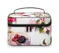 JZemdybill Bolsa de cosméticos, bolsa de maquillaje de perro galgo colorido, bolsa de aseo de viaje de cuero para mujer, Estilo-2, 25x18x15cm