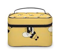 JZemdybill Bolsa de cosméticos, bonita bolsa de maquillaje de cacatúa, bolsa de aseo de viaje de cuero para mujer, Estilo-8, 25x18x15cm