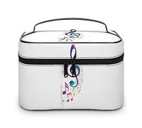 JZemdybill Bolsa de cosméticos, bonita bolsa de maquillaje de cacatúa, bolsa de aseo de viaje de cuero para mujer, Estilo-1, 25x18x15cm
