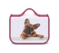 JZemdybill Neceser colgante, diseño de pata de bulldog francés y perro, impermeable, para viajes, negocios, vacaciones, Bulldog Francés Paw and Dog, Talla única