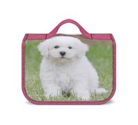 JZemdybill Neceser colgante para perro, bolsa de aseo impermeable para viajes, negocios, vacaciones, Bichon Frise Dog, Talla única