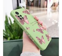 JZFDCLF Funda de Mariposa para Xiaomi Redmi Note 14, 13, 12, 12S, 11, 11E, 11S, 10, 10A, 10T, 10S, 9T, 9, 8, 7 Pro, 10C, 9T, 4G, 5G, Color Verde Claro 2, para Note 13ProPlus