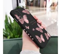 JZFDCLF Funda de Mariposa para Xiaomi Redmi Note 14, 13, 12, 12S, 11, 11E, 11S, 10, 10A, 10T, 10S, 9T, 9, 8, 7 Pro, 10C, 9T, 4G, 5G, Color Negro 2, para Note 11ProPlus 5G