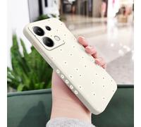 JZFDCLF Funda de Silicona líquida con Margaritas Florales para Xiaomi Redmi Note 13, 12, 12S, 11, 11S, 10, 10S, 9, 9S Pro Plus 4G y 5G, Color Blanco, para Note 12 ProPlus