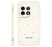 JZFDCLF Funda de Silicona líquida para OnePlus 13, 13R, 12, 12R, 11, 11R, 10, 10R, 10T, 9R, 9RT, 9, 8T, 8, 7, 7T Pro 5G, Color Blanco, para OnePlus 11 5G