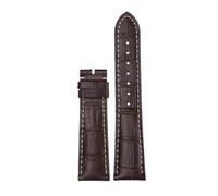 JZFOACHR 14 mm de 19 mm 20 mm 21 mm Bandeo de reloj de mariposa de cuero de cuero genuino, para la famosa fase de artesana de, comcast, una hermosa serie de reemplazo de la serie