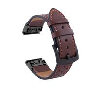 JZFOACHR 22 26 mm Quickfit Watchband Strap Fit para Fenix 7 7x 6 6x Pro 5x 5 Plus 3hr 935 Epix Genuine Leather Band Watch Welpband