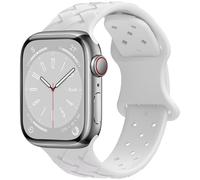 JZFOACHR Adecuado para iWatch Solid Color SE9 trenzada con uñas de 8 forma de hebilla de silicona correa